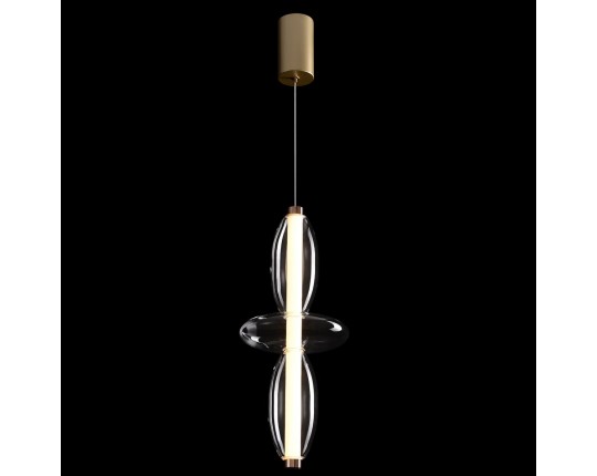 Подвесной светодиодный светильник Crystal Lux Quasar SP14W Led Transparent