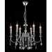 Подвесная люстра Crystal Lux MERCEDES SP6 CHROME/SMOKE
