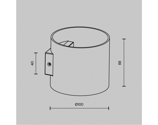 Бра Maytoni Rond C066WL-01MG Бра Maytoni Rond C066WL-01MG
