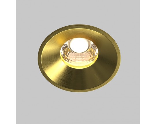 Встраиваемый светодиодный светильник Maytoni Round DL058-12W3K-BS