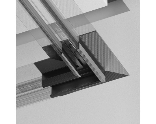 Угол-соединитель 45° Exility X встраиваемый под ГКЛ 12,5мм, черный Maytoni Technical EXILITY X Accessories for tracks Exility X TRA239CLS-42.12B