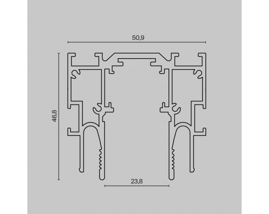 Шинопровод Maytoni Technical TRX034-SCCL-422B