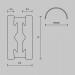 Шинопровод круглый из полукругов 1500мм Maytoni Technical FLARITY Busbar trunkings Flarity TRX154-2SR-D1500-BS