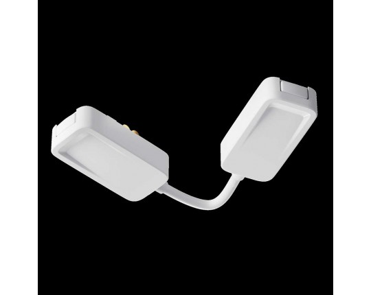 Коннектор питания L-образный Maytoni Technical Radity TRA084CPC-W-12