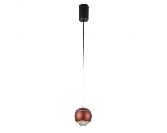 Подвесной светодиодный светильник Crystal Lux Caro SP Led Red