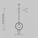 Подвесной светильник Maytoni MOD407PL-L12B3K1