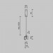 Тросовый подвес Exility X, 2 шт. Maytoni Technical EXILITY X Accessories for tracks Exility X TRA239SW-2B