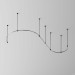 Шинопровод круглый из полукругов 1200мм Maytoni Technical FLARITY Busbar trunkings Flarity TRX154-2SR-D1200-B
