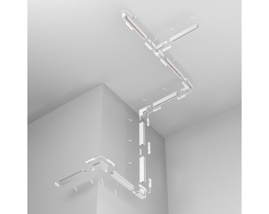 Шинопровод накладной/подвесной магнитный Maytoni Technical Exility Busbar trunkings TRX034-412W