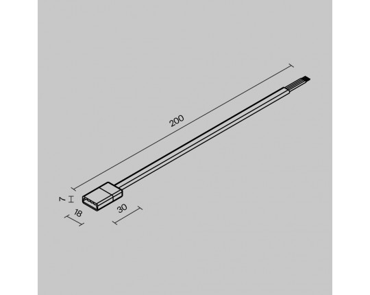 Комплектующие для уличной трековой системы Maytoni Outdoor O-TR002-HSP