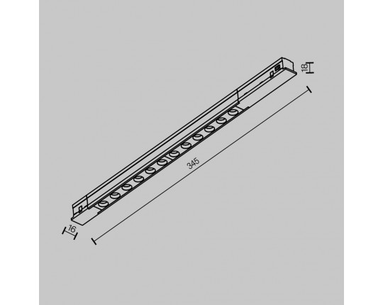 Трековый светильник Maytoni Technical TR232-2-10W4K-B