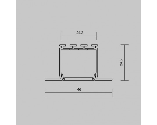 Алюминиевый профиль встраиваемый Maytoni Led Strip 632001