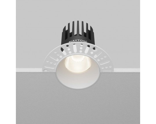 Встраиваемый светильник Maytoni Technical Dip DL121-15W-4K-TRS-W