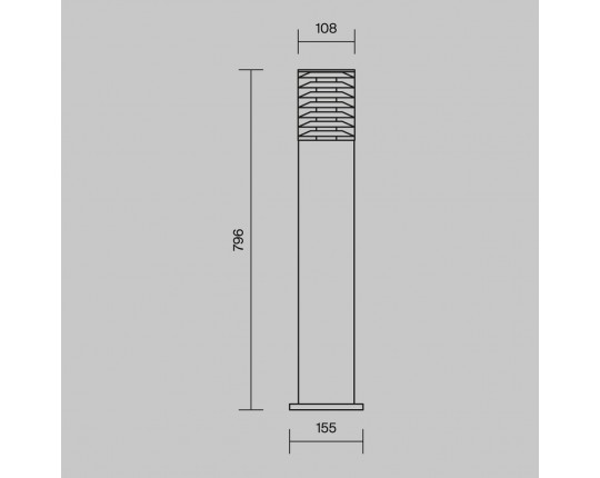 Ландшафтный светильник Maytoni Outdoor O576FL-01GR1