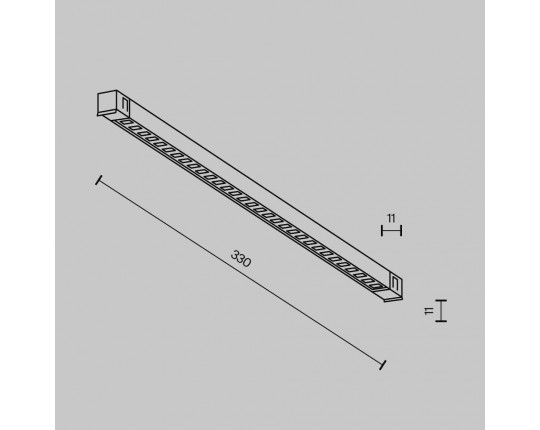 Трековый светильник Maytoni Technical EXILITY X Points TR241-2-6W4K-B