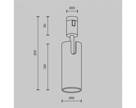 Трековый светильник  Maytoni Technical Focus Led TR144-1-12W4K-W-BS