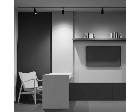 Трековый светильник Maytoni Technical Focus TR028-3-GU10-B