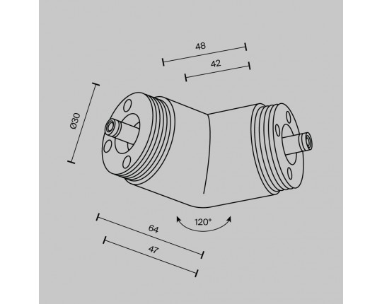 Аксессуар Maytoni Technical CA018LWC-B