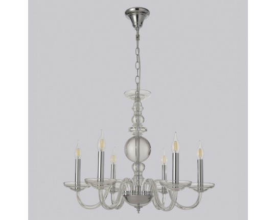 Подвесная люстра Crystal Lux ARABESQUE SP6 CHROME