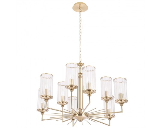 Подвесная люстра Crystal Lux Gloria SP9 Brass