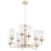 Подвесная люстра Crystal Lux Gloria SP9 Brass