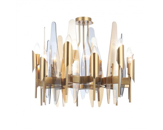 Подвесная люстра Crystal Lux Casa SP-PL12 Brass
