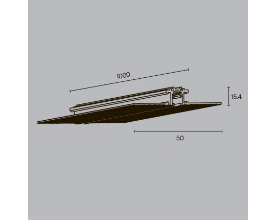 Шинопровод встраиваемый Maytoni Technical Busbar trunkings Levity TRX184-131B