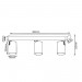 Спот Crystal Lux CLT 017CW3 L450 WH