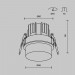 Встраиваемый светодиодный светильник Maytoni Technical Nude DL065-12W4K-W Встраиваемый светодиодный светильник Maytoni Technical Nude DL065-12W4K-W