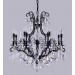 Подвесная люстра Crystal Lux Magnifico SP13 Black/Transparent