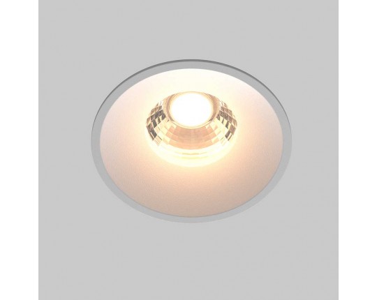 Встраиваемый светодиодный светильник Maytoni Round DL058-12W3K-W