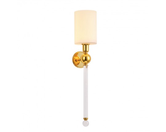 Бра Crystal Lux Mirabella AP1 Gold/White