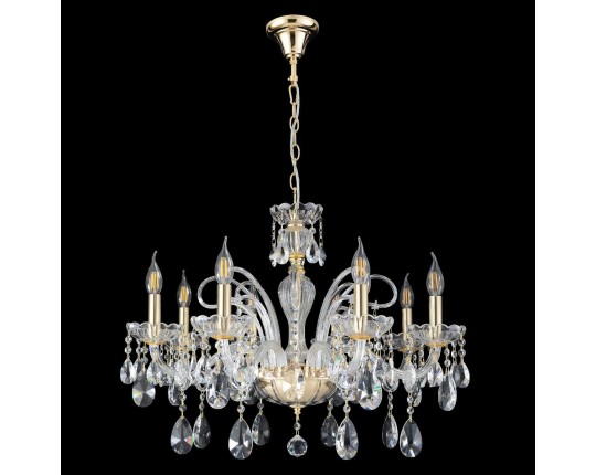 Подвесная люстра Crystal Lux MONICA SP8 GOLD