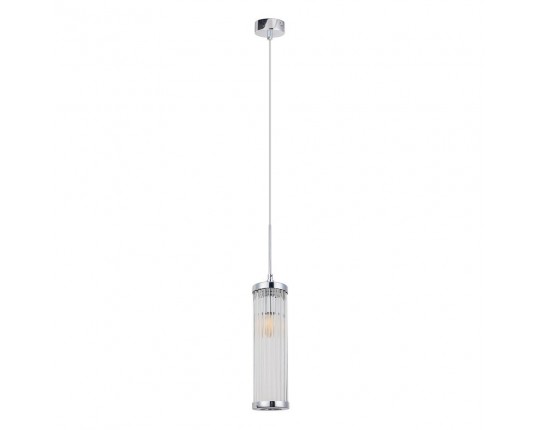 Подвесной светильник Crystal Lux Tadeo SP1 D100 Chrome/Transparente Подвесной светильник Crystal Lux Tadeo SP1 D100 Chrome/Transparente