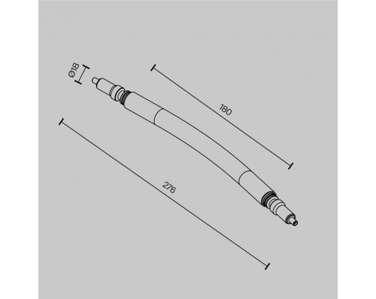 Гибкий коннектор Maytoni Technical Accessories for system Axity CA005FC-B