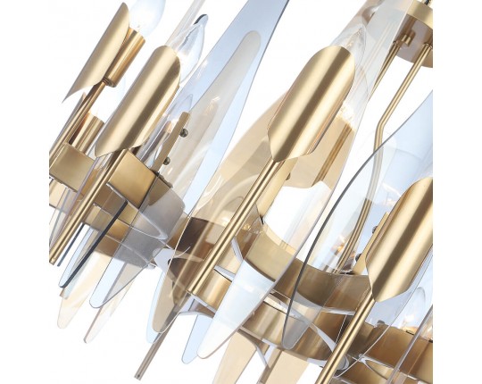 Подвесная люстра Crystal Lux Casa SP-PL12 Brass