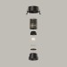 Встраиваемый светильник Maytoni Technical Downlight Dip DL115-10W-3K-B