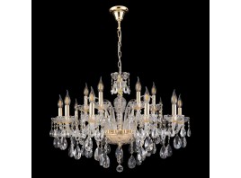 Подвесная люстра Crystal Lux MONICA SP10+5 GOLD