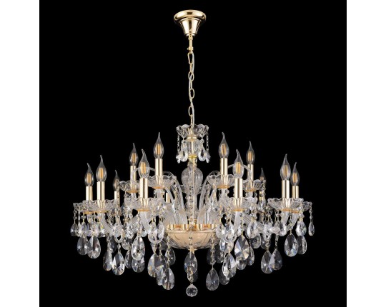 Подвесная люстра Crystal Lux MONICA SP10+5 GOLD