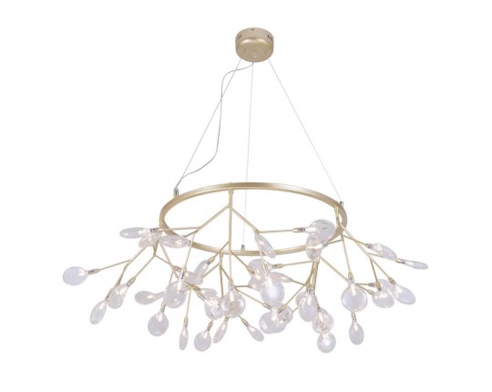 Подвесная люстра Crystal Lux Evita SP45 D Gold/Transparent