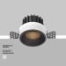 Встраиваемый светильник Maytoni Technical Downlight Round DL058-12W2.7K-TRS-B