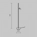 Торшер Maytoni Modern Thin MOD395FL-L28BS3K