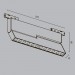 Трековый светодиодный светильник Maytoni Technical Levity Points Rot TR194-1-12W2.7K-M-B