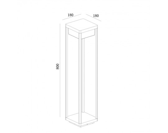 Ландшафтный светодиодный светильник Maytoni Baker Street O021FL-L10B3K