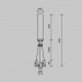 Подвесной комплект Maytoni Technical Flarity TRA154SW-BB-R-B