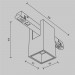 Трековый светодиодный светильник Maytoni Technical Magnetic Exility Alfa TR121-2-7W4K-W Трековый светодиодный светильник Maytoni Technical Magnetic Exility Alfa TR121-2-7W4K-W