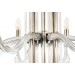 Подвесная люстра Crystal Lux AURELIO SP8 GOLD+CHROME/TRANSPARENT