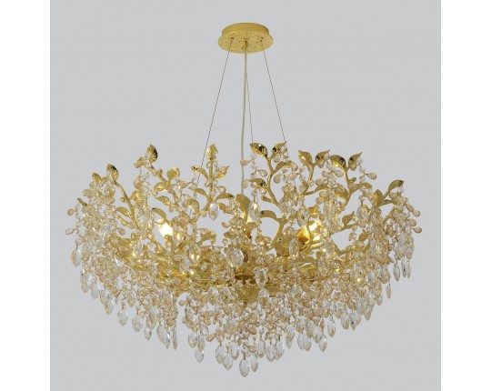 Подвесная люстра Crystal Lux Eden SP10 Gold