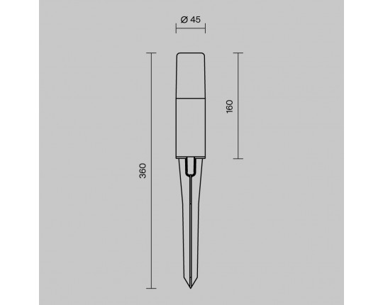 Ландшафтный светильник Maytoni Outdoor O416FL-L3B3K Ландшафтный светильник Maytoni Outdoor O416FL-L3B3K