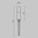 Ландшафтный светильник Maytoni Outdoor O416FL-L3B3K Ландшафтный светильник Maytoni Outdoor O416FL-L3B3K